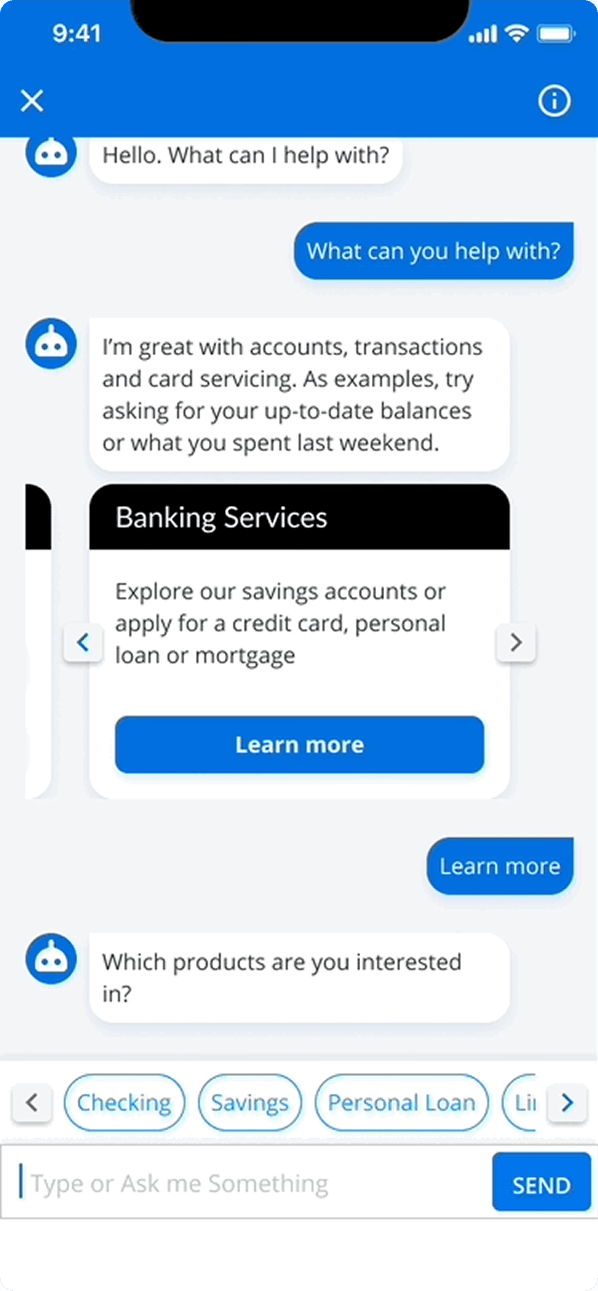 Conversational Banking Chatbot